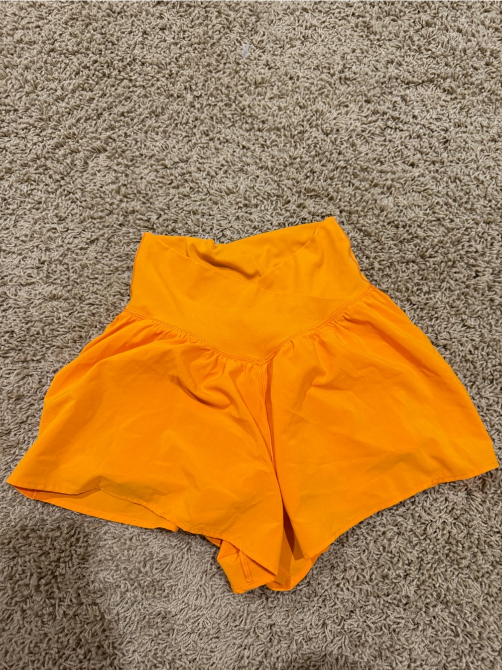 aerie orange shorts